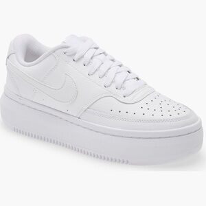 Nike White Sneakers Court Vision Alta -New